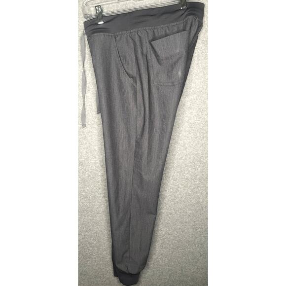Figs women’s grey scrub pants jogger drawstring elastic waist 5 pockets XS - Picture 7 of 8